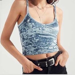 Velvet Kimchi Blue tank UO